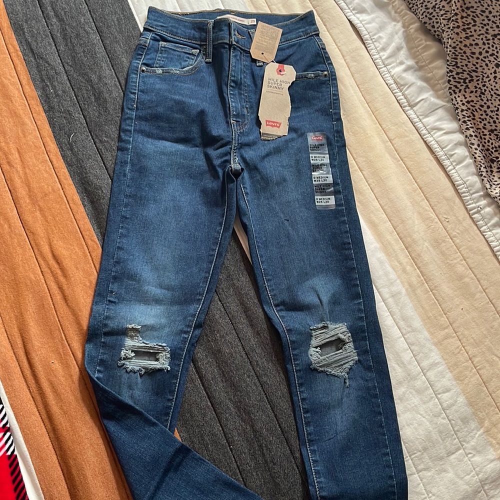 Brand new mile high rise Levi’s